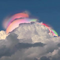 Science girl - This rare wonder is an iridescent pileus cloud, also called a rainbow... [1965593335118098432].mp4