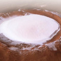 Water ice on Mars, photographed by ESA.jpg